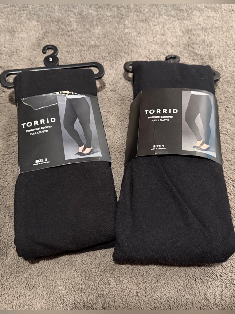 Torrid Black Premium Full Length Leggings Size 3